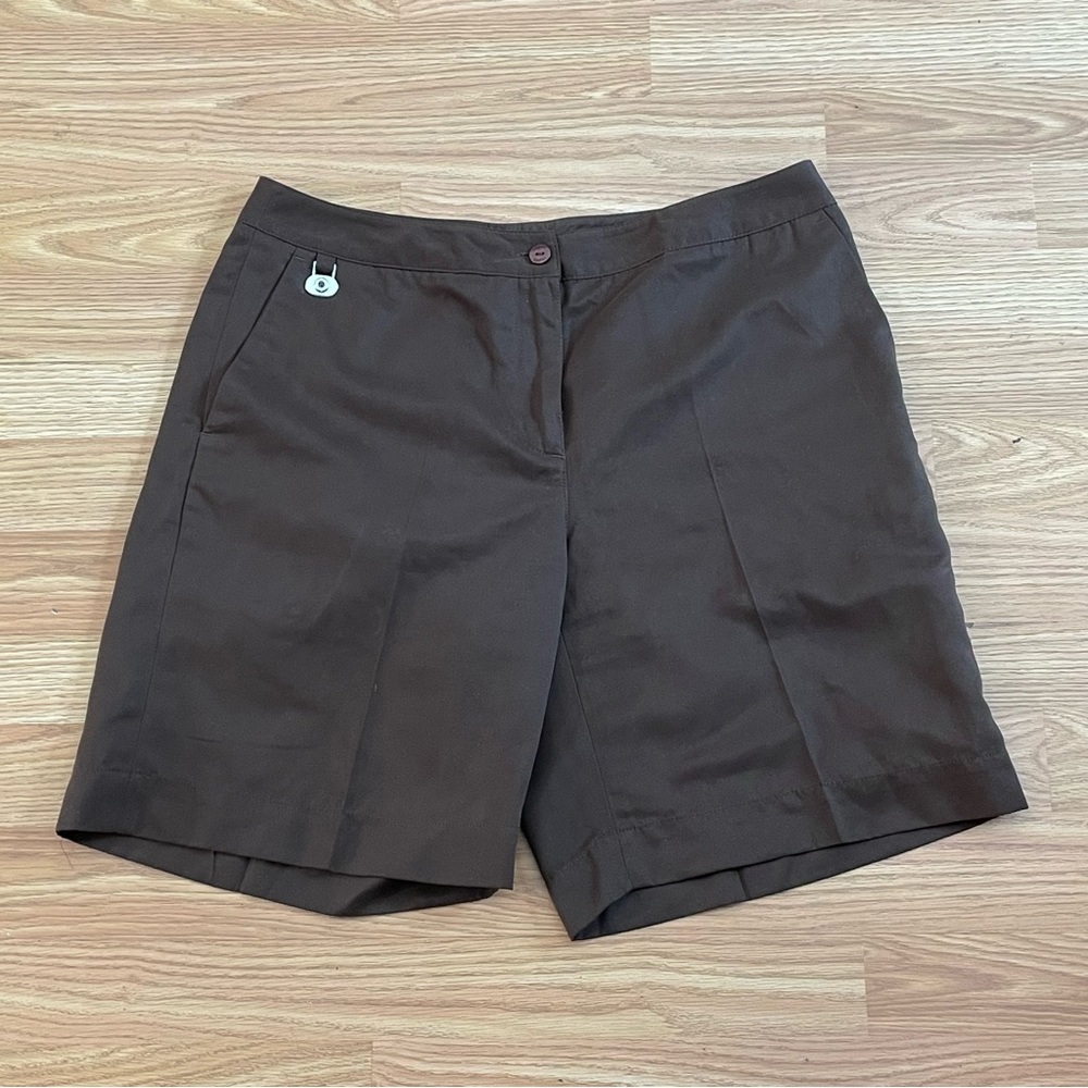 Lizgolf AUDRA GOLF SHORTS BROWN SIZE 8